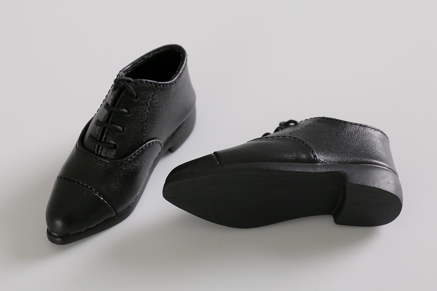 (28M FASHION)Black Oxford Shoes - DollShe craft